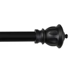 KENNEY+KN71669+KIERA+CURTAIN+ROD%2C+28%22-48%22%2C+BLACK 28-48" New. Price: $28.50.