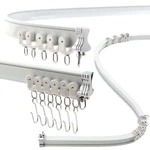 Aluminum Flexible Curtain Track 3FT-13.1FT/4 Meter-bendable Ceiling For... New. Price: $109.59.