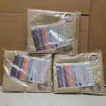 Bgment Room Darkening Curtains 52" 54" Grommet Thermal Insulated Beige Set Of 3 New. Price: $35.99.
