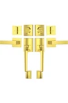 Ticonn Double Front Door Handle Set, Heavy Duty Square Lever Deadbolt Open. Price: $85.00.