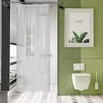 Amazerbath Plastic Small Shower Curtain Liner, 36 X 72 Weighted Narrow Clear New. Price: $13.09.