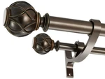 Antique Bronze Double Curtain Rods 72 To 144 Inch, Decorative Window R... New. Price: $70.16.