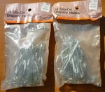 (28 Vintage Graber 3" Slip On Steel Drapery Curtain Hooks 1" Drop Pinch New. Price: $8.85.