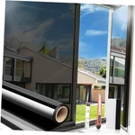 Arthome One Way Window Privacy Film Daytime 23.6 Inch X 15.1 Feet Black Silver. Price: $58.94.