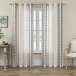 Seekright Grey Boho Curtains 72 Inch Length For Living Room Grommet Semi Shee... New. Price: $42.01.