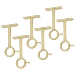 Ceiling-mount Curtain Rod Brackets, Heavy Duty And Wall H... New. Price: $33.63.