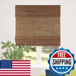 Calyx Interiors Cordless Bamboo Roman Shade Blind Light Filtering 34 64 New. Price: $89.33.