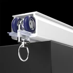 Ceiling Track Mounted Rail For Curtains, Drapes, And ... New. Price: $136.29.