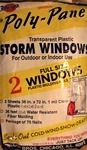 Warps 2P-24 36 X 72 Poly-pane Storm Window Kit (lot Of 2) New. Price: $9.99.