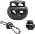25PCS Spring Cord Lock End Stopper Fastener Slider Toggles Clip Black. Price: $9.04.