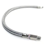 Viair 92807 20IN S.s. Braided Leader Hose W/ Check Valve (1/8INM To 1/4INM, Npt, New. Price: $36.33.