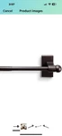 Desyne MAG-07 Magnetic Curtain Rod, 17-30 Inch, Cocoa New. Price: $19.99.