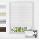 White Lazblinds No Tools Drill Cordless Cellular Blackout Blocking Shades New. Price: $42.99.