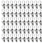 Teenitor Stainless Steel Curtain Hooks 50PCS, Silver New. Price: $15.99.