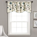 Lush Decor Royal Garden Valance Floral Window Kitchen Curtain Single 42 X 1... New. Price: $37.75.