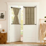 Tollpiz Linen Curtain Doorway Semi Sheer 54"W X 63"L (pack Of 1) Taupe New. Price: $20.23.