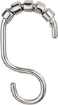 Splash Home Sigma Decorative Shower Curtain Hooks, Roller Rings & Rust-resistant New. Price: $13.50.