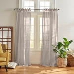 Elrene Home Fashions Vienna Sheer Tie-top Window-curtain Panel, 52 X 95 In... New. Price: $24.18.
