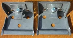 (2) Delmar Cellular & Pleated Honeycomb Shade Mounting Brackets Levolor Cirrus Open. Price: $11.85.
