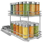 Lynk Professional Pull Out Spice Organization For Cabinets 6-3/8 Inch Wi New. Price: $77.21.