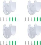 Shape Shower Rod Holder 4PCS Curtain Bracket Stainless 1INCH, White New. Price: $23.51.
