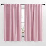 Nicetown Rouge Pink Blackout Curtain Panels 52X54 Inch For Living Room (2 Pack) New. Price: $33.81.