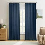 Keqiaosuocai Navy Blackout Curtains 72 Wide X 90 Inch Long Panels - Thermal... New. Price: $145.68.