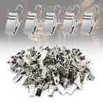 100 Pack Silver Stainless Steel Small Curtain Clips, Hooks For ... New. Price: $15.76.
