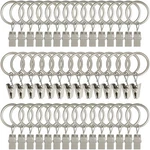 44 Pack Metal Curtain Rings With Clips Drapery Drapes 1 New. Price: $16.24.