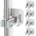 Yuwanting Stainless Steel Broom Holder, 3.35 X 3.14 1.65 Inches, Silver New. Price: $33.71.