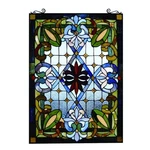 Fine Art Lighting Rectangle Tiffany Stained Glass Window Panel 20X29IN 480 Cuts New. Price: $316.47.