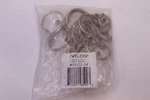 (14-PK) Ivilon Drapery Eyelet Curtain Ring For Hook Pin 1.7" SR251-14 Open. Price: $10.77.