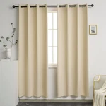 Ygo Thermal Insulated Blackout 72 Inch Long Beige Curtain Panels Pair Nickel ... New. Price: $45.91.