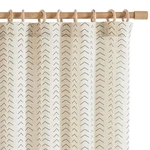 Jinchan Linen Boho Curtains For Living Room Semi Sheer Gray New. Price: $71.83.