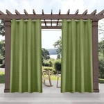 Exclusive Home Delano Heavyweight Textured Indoor/outdoor Grommet Top Curtain New. Price: $37.81.