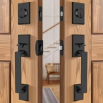 Loqron Double Front Door Lock Keyed Entry Handleset Dummy Square New. Price: $164.35.