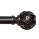 Jrzoo Bronze Curtain Rods, 1'' Decorative Adjustable For Windows ... New. Price: $17.69.