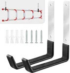 Accencyc Heavy Duty Garage Hooks, 2PCS Stainless Steel Wall Mount 50LB Weight New. Price: $32.19.