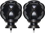 Kamanina Netted Texture Replacement Finials For 1 7/8 Inch Curtain Rods, M6 New. Price: $14.99.
