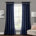Lush Decor Burlap Knotted Tab Top Window Panels (2) 45 X95 New. Price: $44.99.