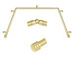 Hotozon Bay Window Curtain Rods 36-72 Inch Center 20-36 Side Antiq New. Price: $58.39.