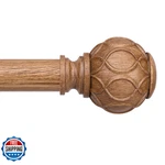 Wolistsa Wood Curtain Rods For Windows 48 To 84 Inch Boho Vintage Decorative 1 New. Price: $37.48.