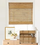 Lazblinds 23 X 64 Dali Native No Tools Drill Cordless Bamboo Roman Shades B34 New. Price: $35.00.