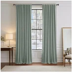 Pony Dance Sage Green Blackout Curtains, Room Darkening 42 W X 76 Panels Open. Price: $17.99.