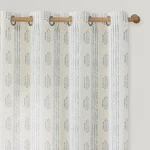 Ugoutry Boho Linen Curtains For Bedroom Living Blue Farmhouse New. Price: $83.32.