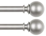 Kamanina 2 Pack Curtain Rods For Windows 48 To 84 Inch (4-7FT), 7/8 Sing... New. Price: $93.89.