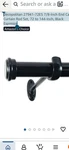 72 144 Adjustable Curtain Rod Set 7/8 Blk Espresso 27941- New. Price: $16.00.