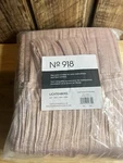 No. 918 Odelia Distressed Velvet Semi-sheer Tab Top Curtain Panel 50X95 New. Price: $21.99.