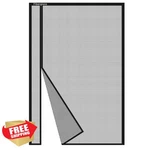 Risareyi Magnetic Screen Door Black 34X98" New. Price: $46.99.