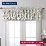 Vcny Home Pintuck Valance Curtain With Rod Pocket Top - Carmen Taupe 60" X 20" New. Price: $21.45.